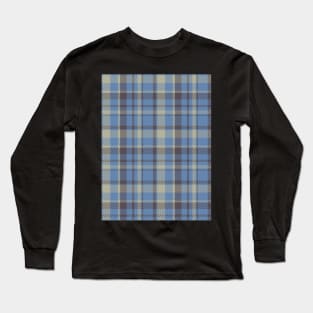 Gray Scottish of Pattern Long Sleeve T-Shirt